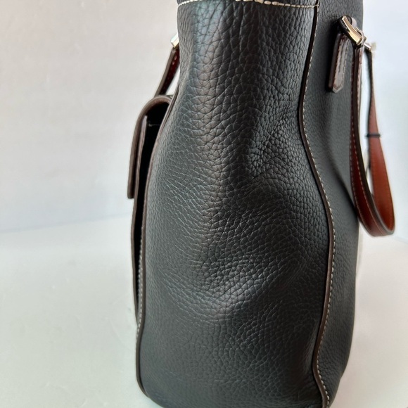 Dooney & Bourke NWT Black Leather Large Satchel - Picture 6 of 12